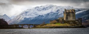 Eilean Donan castle, in the parish of Glenelg and inverinate free church