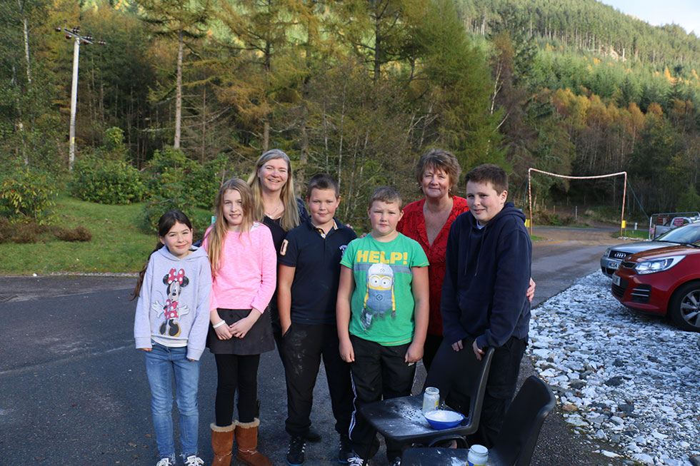 A youth group at Glenelg and Inverinate Free Church of Scotland